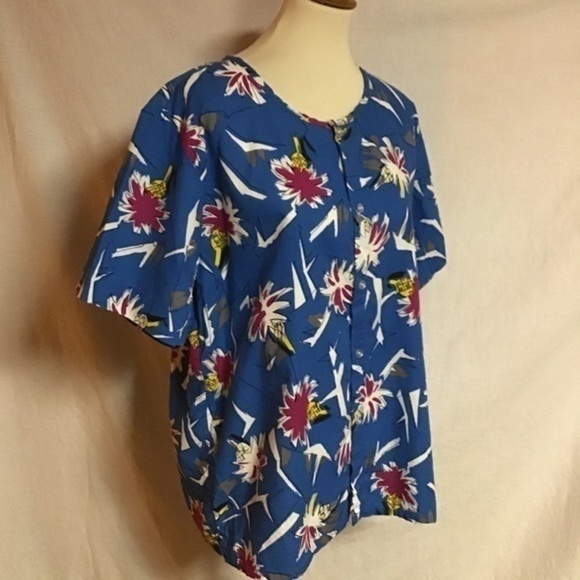 Vintage 80s bright surfer tunic - Picture 6 of 12